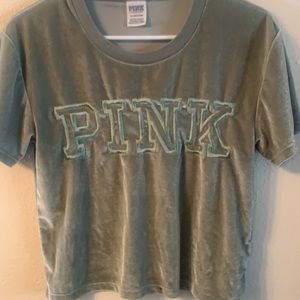 PINK VS- Velour Top